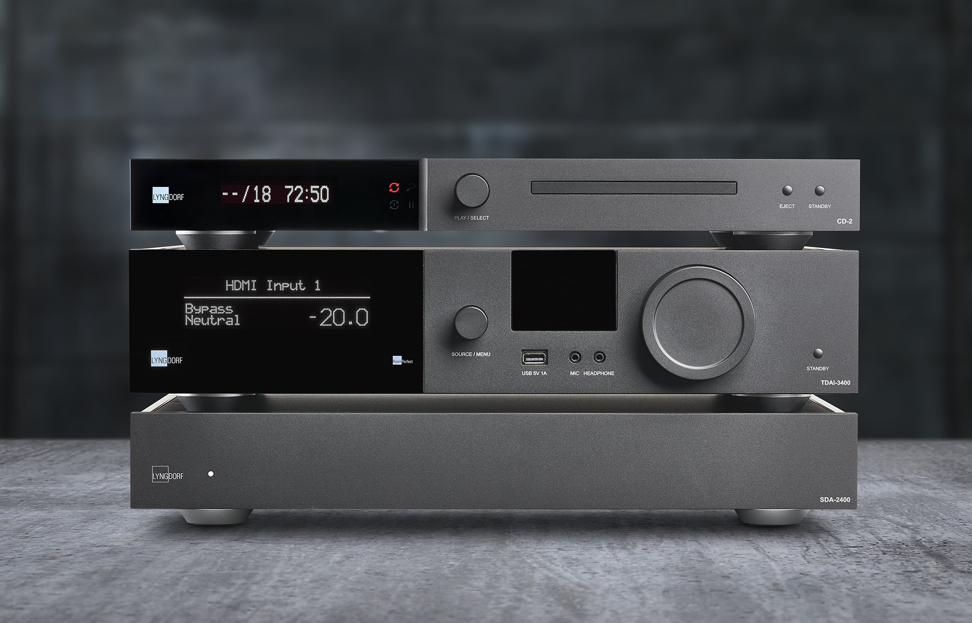 Pack Lyngdorf TDAI3400 et lecteur cd