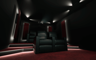 Salle de cinéma maison, concept cine one