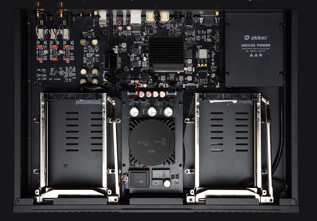 Intérieur Zidoo UHD8000