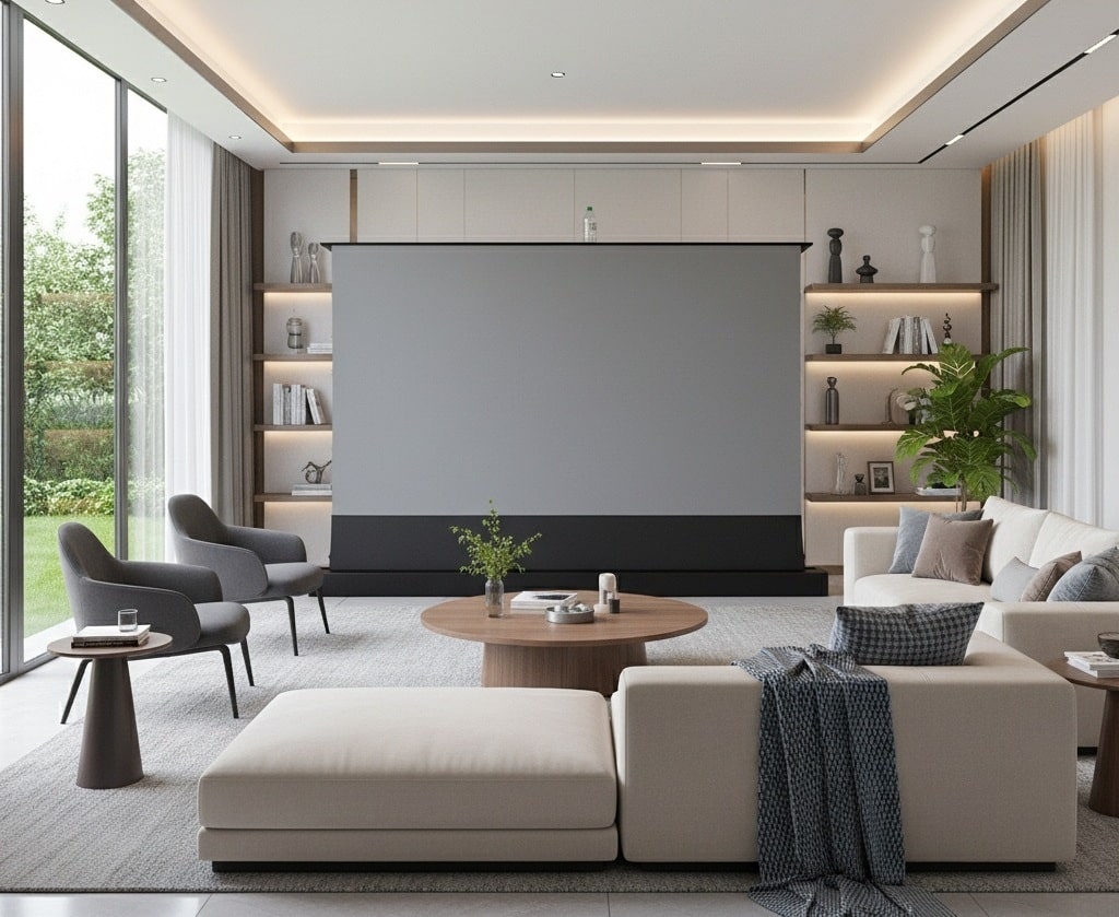 Configurateur d'écran de cinéma 4 ecran de cinema pantographe