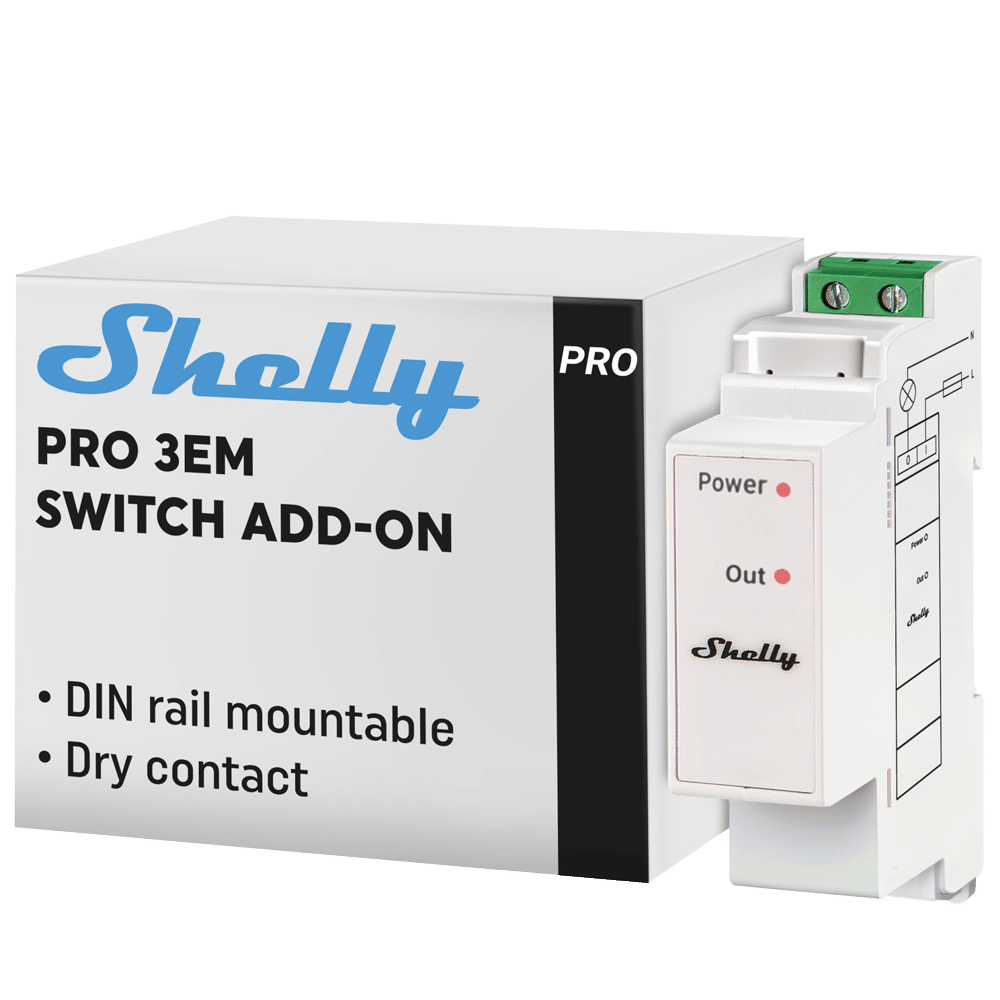 Gestion énergie Shelly Pro 3EM compteur connecté